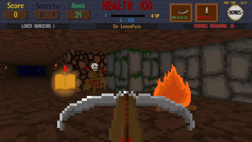 Скриншот 1 к игре Tenebrous Dungeon