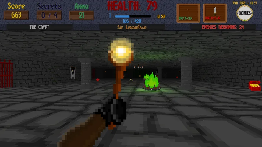 Скриншот 4 к игре Tenebrous Dungeon