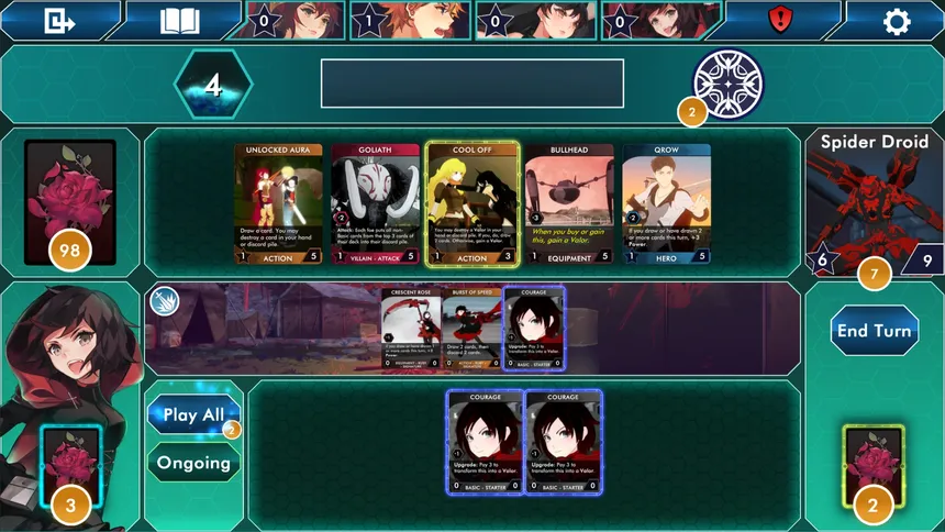 Скриншот 2 к игре RWBY Deckbuilding Game