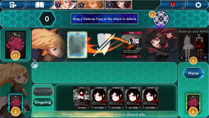 Скриншот 4 к игре RWBY Deckbuilding Game