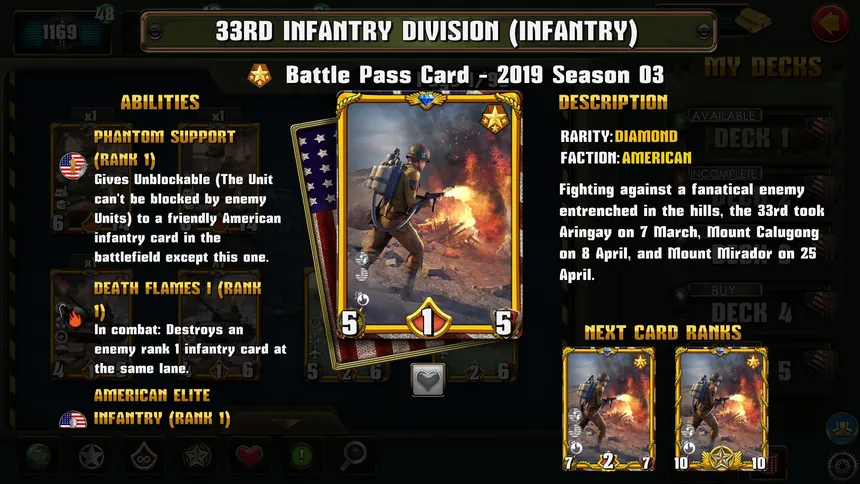 Скриншот 8 к игре WWII TCG - World War 2: The Card Game