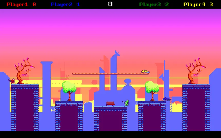 Скриншот 1 к игре Neon Slashers
