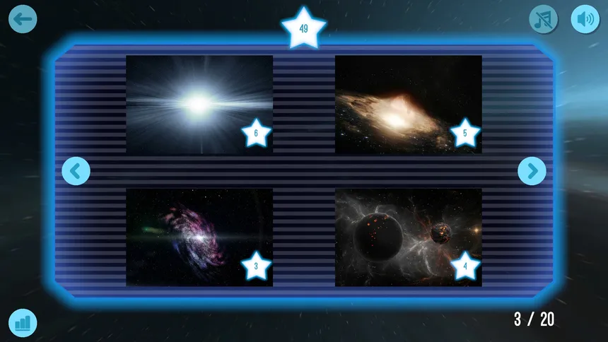 Скриншот 1 к игре Puzzle 101: Edge of Galaxy 宇宙边际