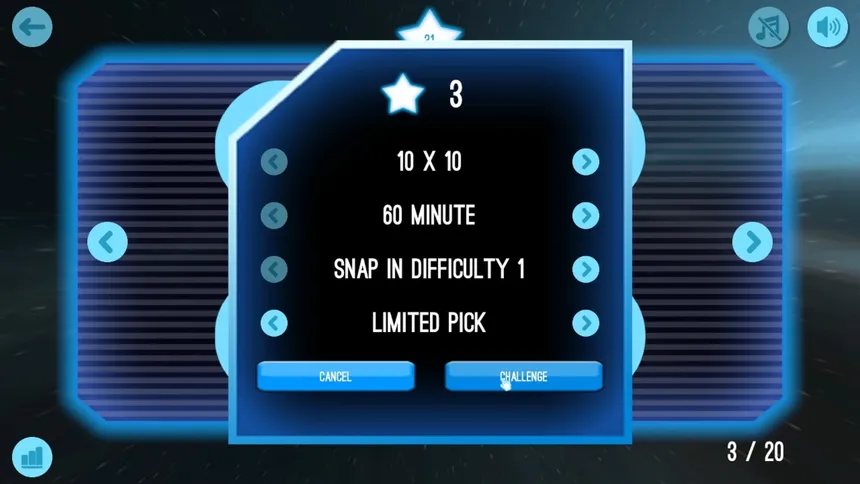 Скриншот 3 к игре Puzzle 101: Edge of Galaxy 宇宙边际