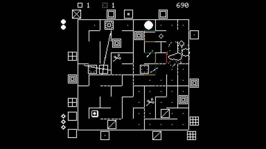 Скриншот 1 к игре 1-Bit Revival: The Residuals of Null