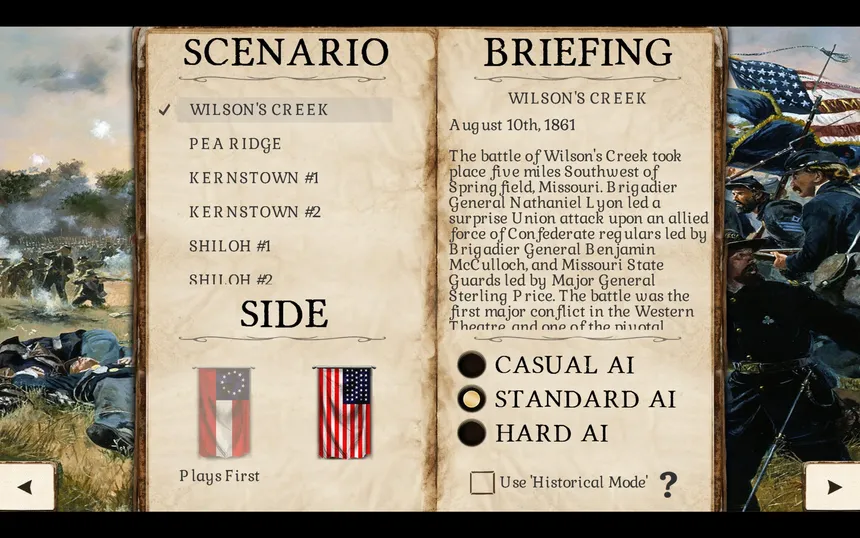Скриншот 1 к игре Great Battles of the American Civil War