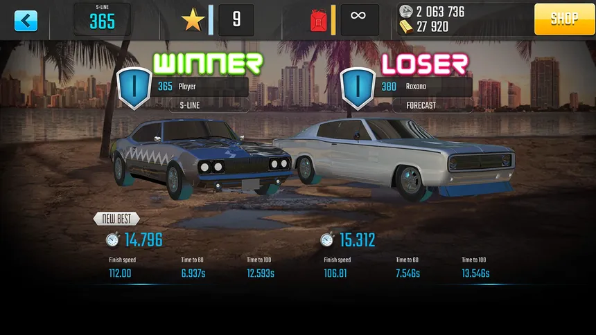 Скриншот 7 к игре Racing Classics: Drag Race Simulator
