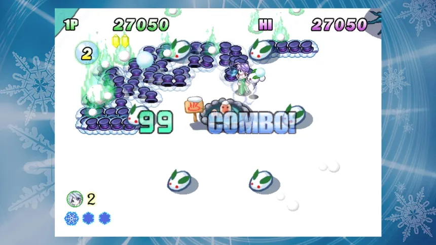 Скриншот 2 к игре Snow Battle Princess SAYUKI | 雪ん娘大旋風