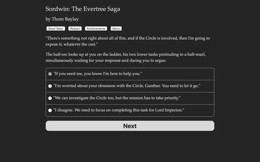 Скриншот 2 к игре Sordwin: The Evertree Saga