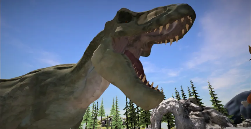 Скриншот 1 к игре Dino Tour VR