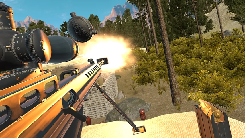 Скриншот 1 к игре Mad Gun Range VR Simulator