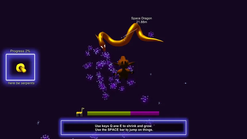 Скриншот 4 к игре The Amazing Shrinking Giraffe