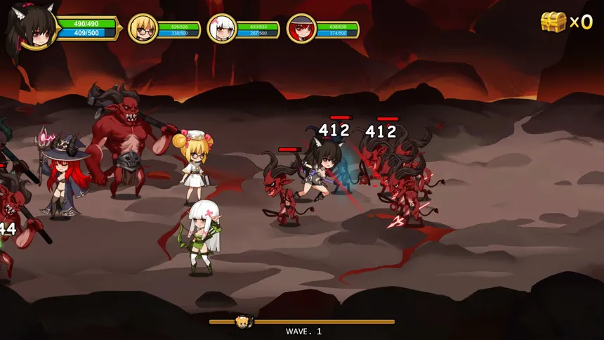 Скриншот 4 к игре Treasure chest Corps-結界を維持するため、魔物を退治した