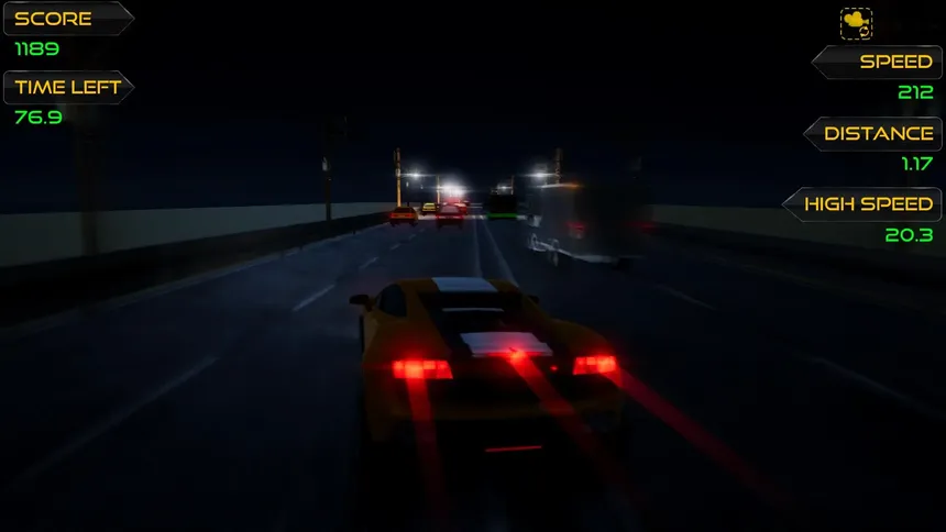 Скриншот 1 к игре Extreme Racing on Highway