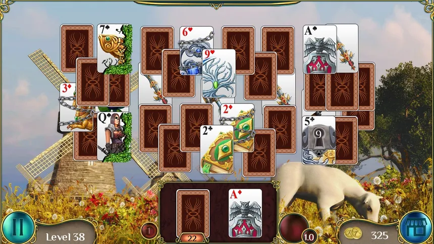 Скриншот 1 к игре The Far Kingdoms: Awakening Solitaire
