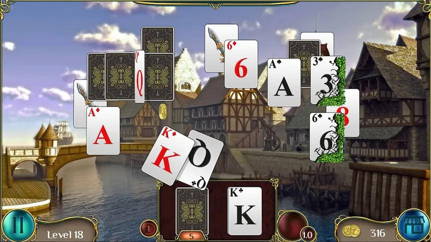 Скриншот 6 к игре The Far Kingdoms: Awakening Solitaire