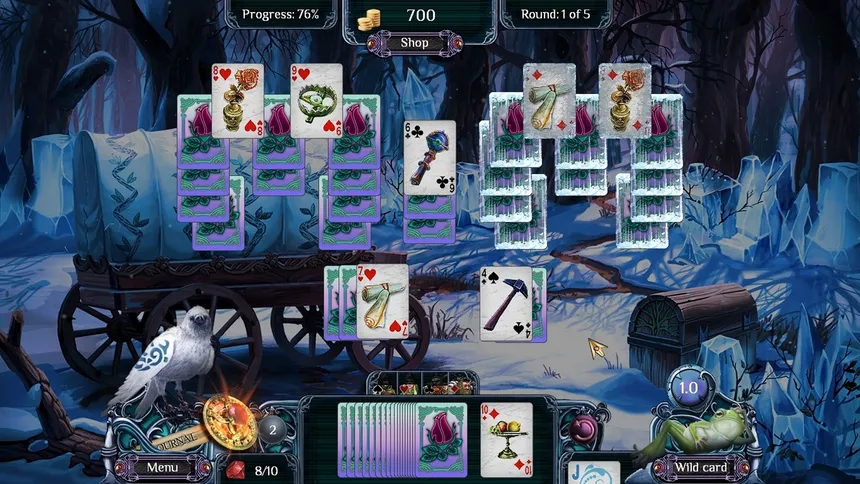 Скриншот 3 к игре The far Kingdoms: Winter Solitaire