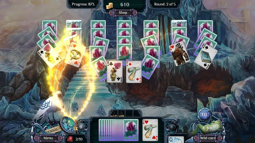 Скриншот 4 к игре The far Kingdoms: Winter Solitaire