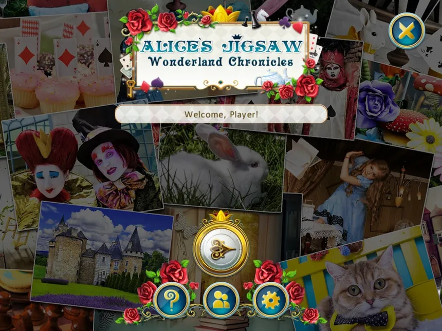 Скриншот 1 к игре Alice's Jigsaw. Wonderland Chronicles