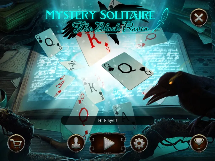 Скриншот 1 к игре Mystery Solitaire The Black Raven