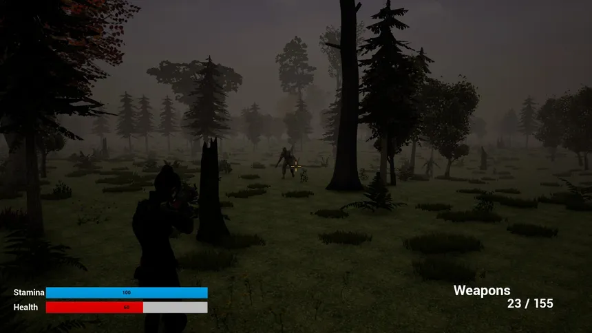 Скриншот 1 к игре Zombies In The Forest