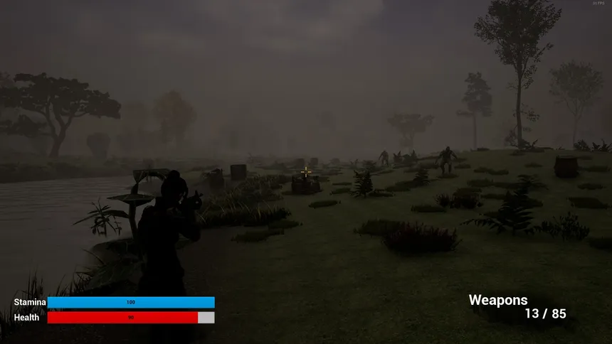 Скриншот 4 к игре Zombies In The Forest