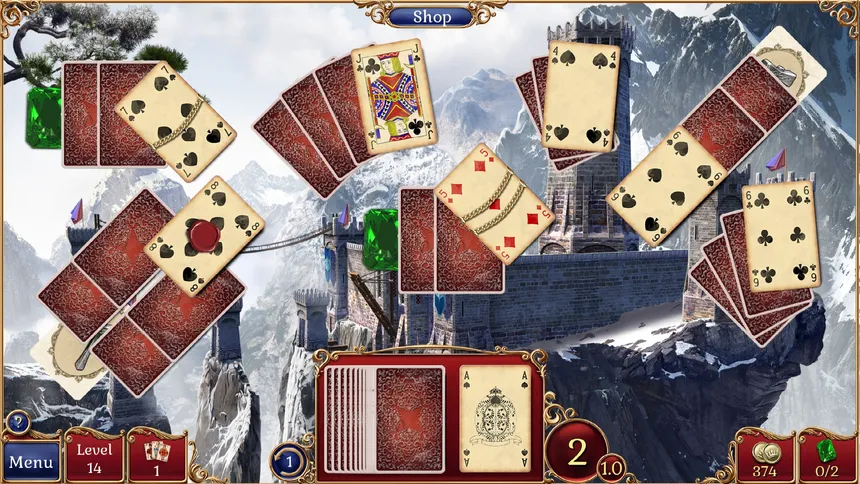 Скриншот 1 к игре Jewel Match Solitaire 2 Collector's Edition