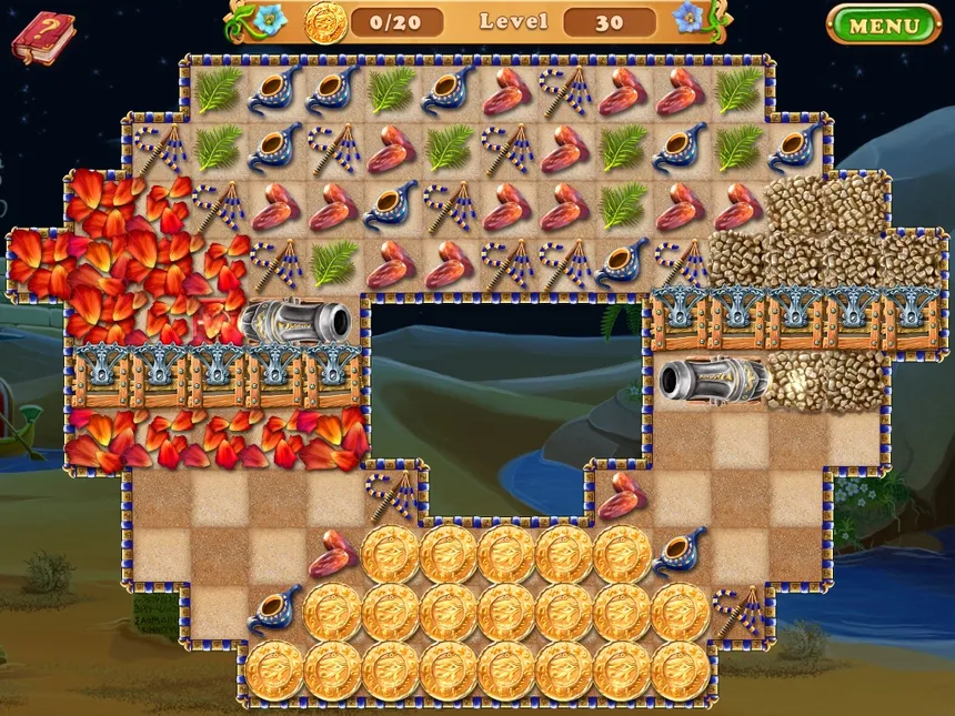 Скриншот 1 к игре Laruaville 7 - Match 3 Adventure