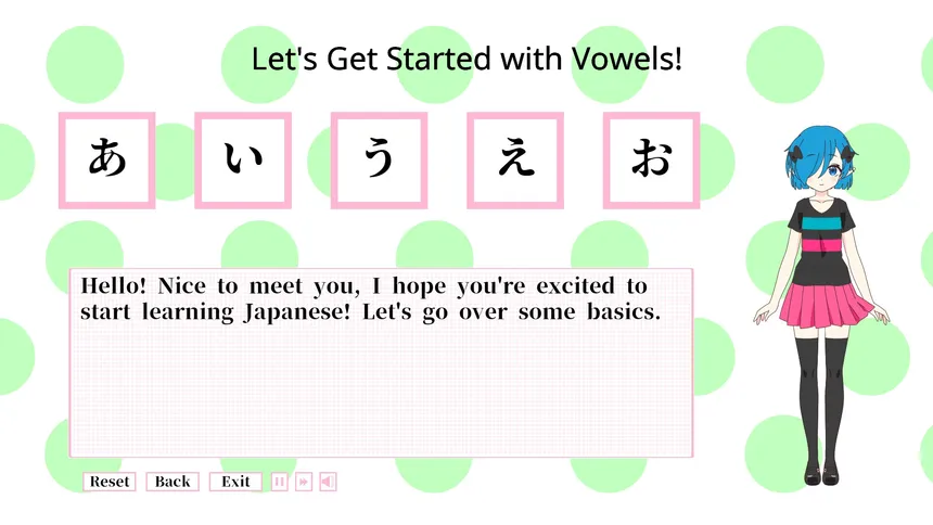 Скриншот 2 к игре Senpai Teaches Me Japanese