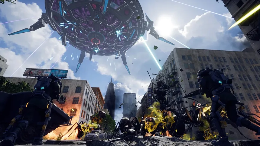 Скриншот 7 к игре EARTH DEFENSE FORCE: IRON RAIN