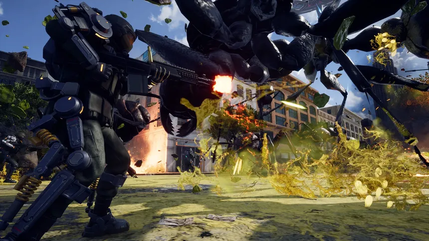 Скриншот 8 к игре EARTH DEFENSE FORCE: IRON RAIN