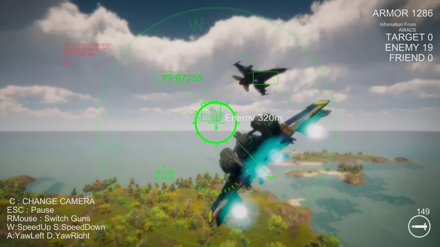 Скриншот 1 к игре Massive Air Combat