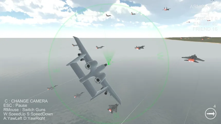Скриншот 3 к игре Massive Air Combat