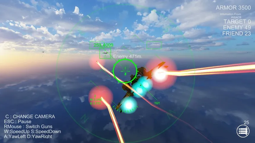 Скриншот 4 к игре Massive Air Combat