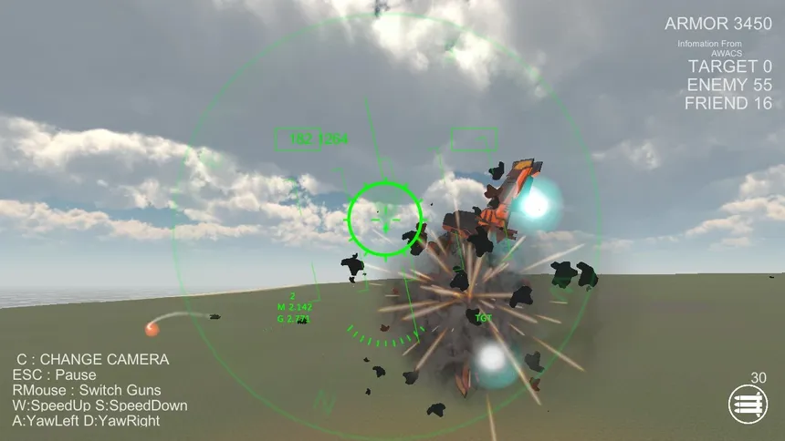 Скриншот 8 к игре Massive Air Combat