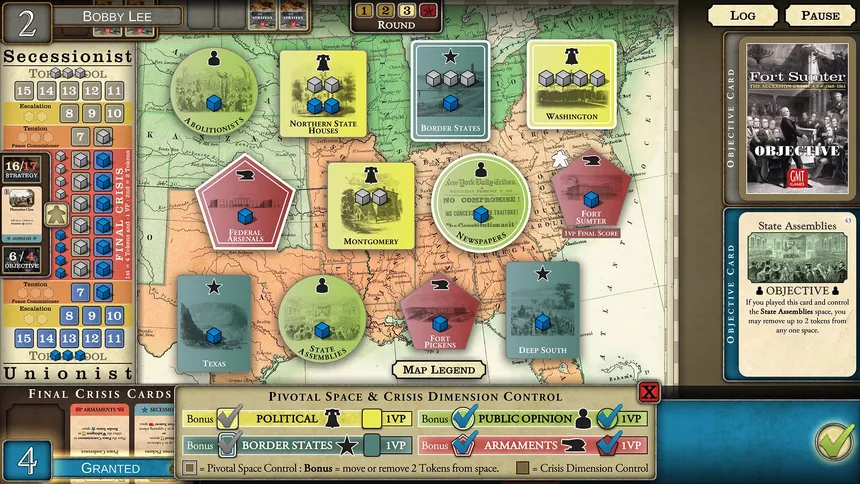 Скриншот 3 к игре Fort Sumter: The Secession Crisis
