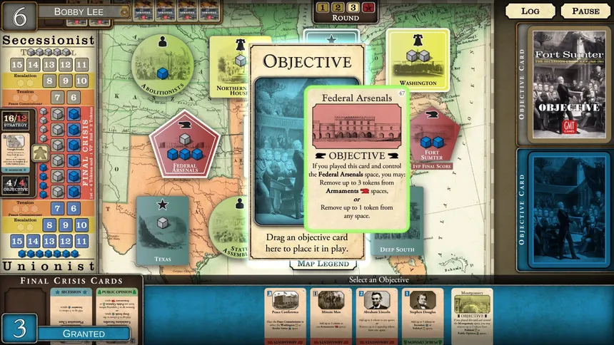 Скриншот 5 к игре Fort Sumter: The Secession Crisis