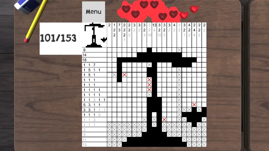 Скриншот 1 к игре Picross Floof