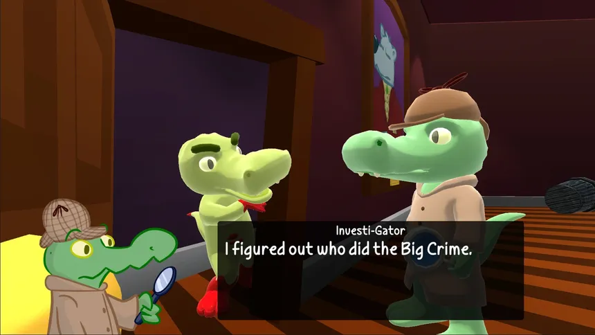 Скриншот 1 к игре Investi-Gator: The Case of the Big Crime