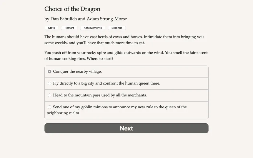 Скриншот 3 к игре Choice of the Dragon