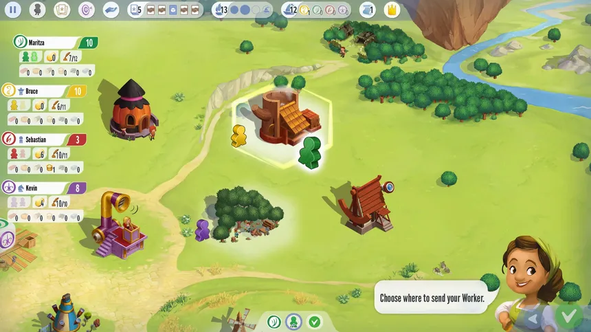 Скриншот 2 к игре Charterstone: Digital Edition
