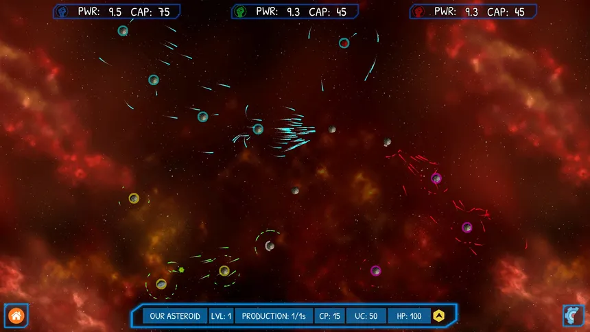 Скриншот 4 к игре Asteroid Wars