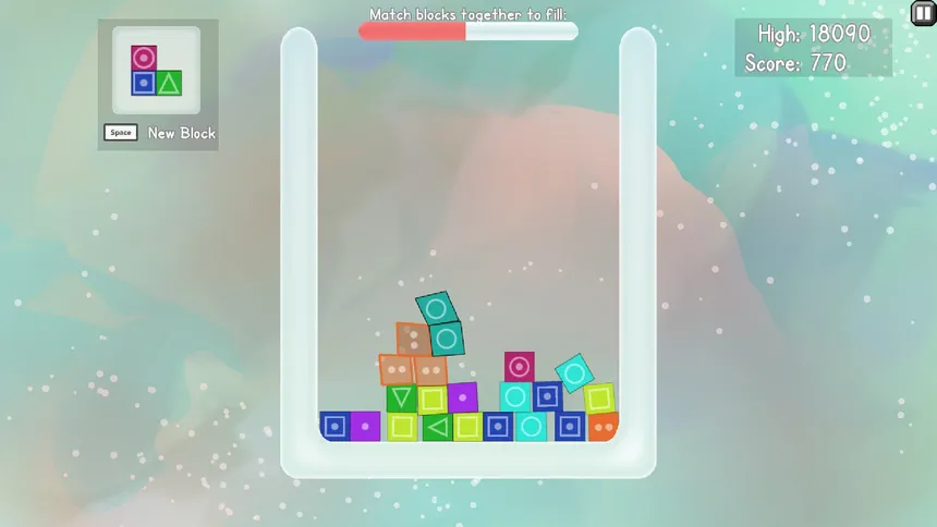 Скриншот 1 к игре Jelly Blocks