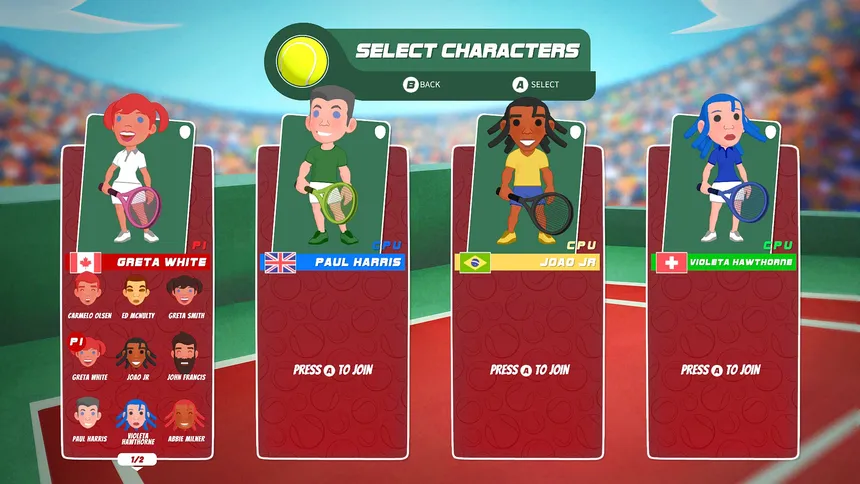Скриншот 2 к игре Super Tennis Blast