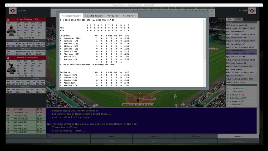 Скриншот 4 к игре Digital Diamond Baseball V8