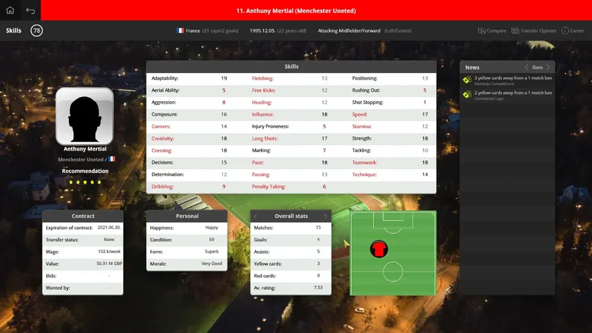 Скриншот 2 к игре Global Soccer: A Management Game 2019