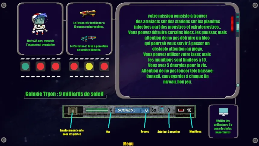 Скриншот 5 к игре The Artefacts lost in the Galaxy