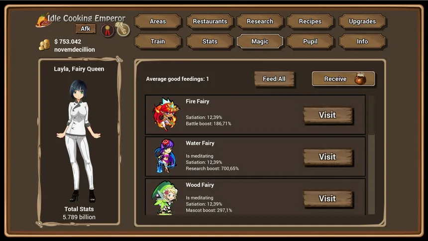 Скриншот 1 к игре Idle Cooking Emperor