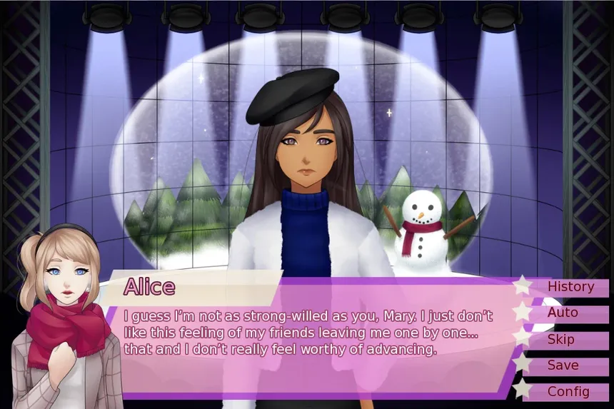 Скриншот 2 к игре Alice in Stardom - A Free Idol Visual Novel