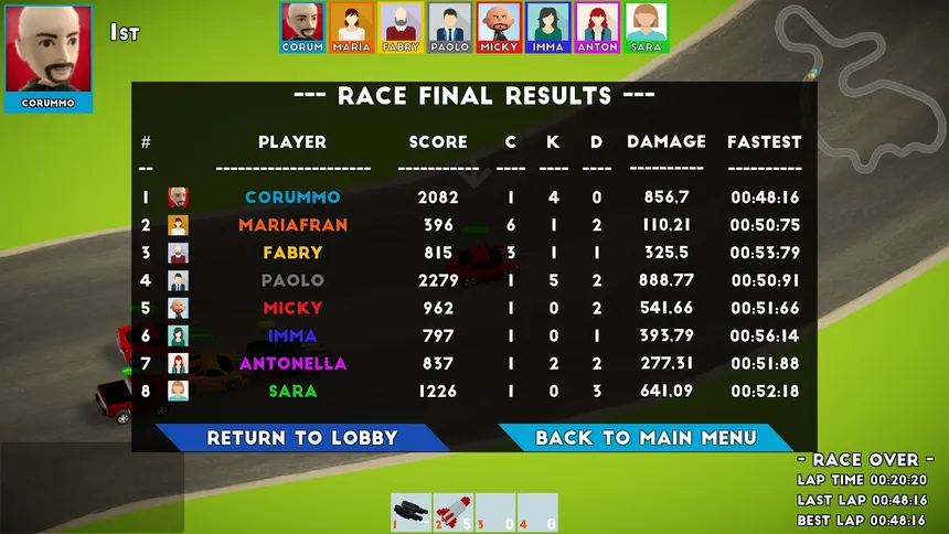 Скриншот 5 к игре Racing Fighters